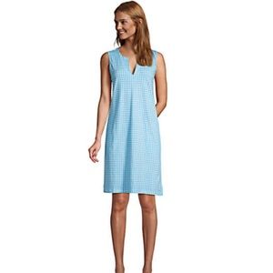 Land’s End Cotton Jersey Swim Cover/Dress NWOT